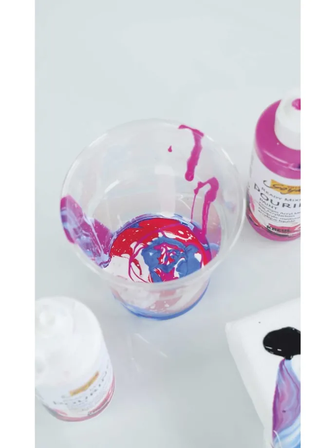 Acrylverf "Ready Mixed Pouring Set" - 6 stuks - vanaf 9 jaar