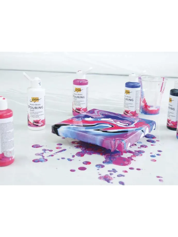 Acrylverf "Ready Mixed Pouring Set" - 6 stuks - vanaf 9 jaar