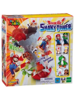 Actiespel "Super Mario - Blow Up! Shaky Tower" - vanaf 4 jaar