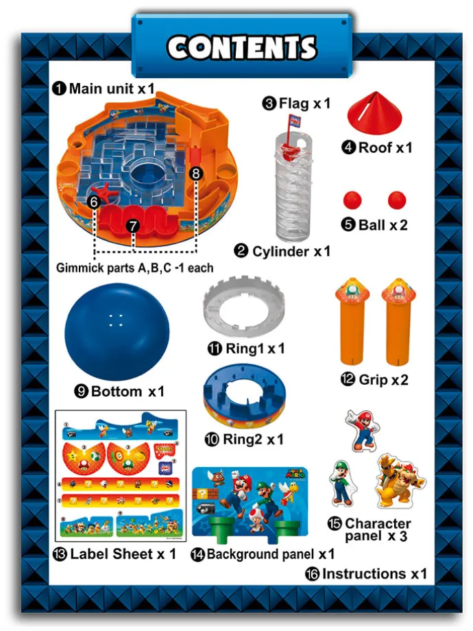 Actiespel "Super Mario - Castle Land" - vanaf 5 jaar