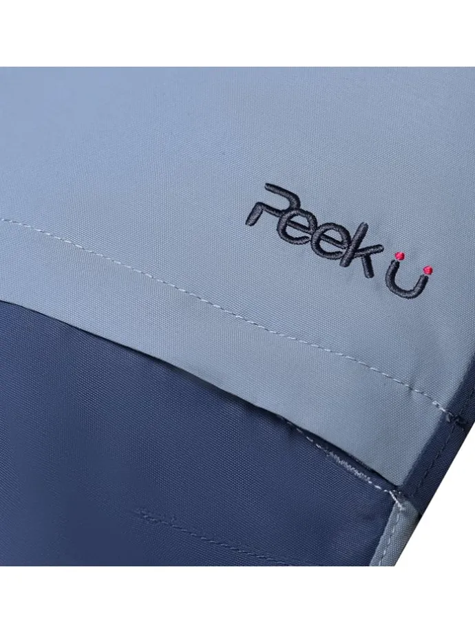 Afritstrekkingbroek "Terra" blauw/lichtblauw