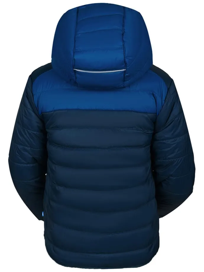 All-season doorgestikte jas "Caspian" blauw