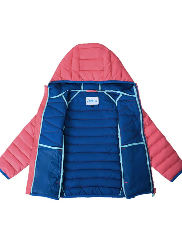 All-season doorgestikte jas "Oceana" roze