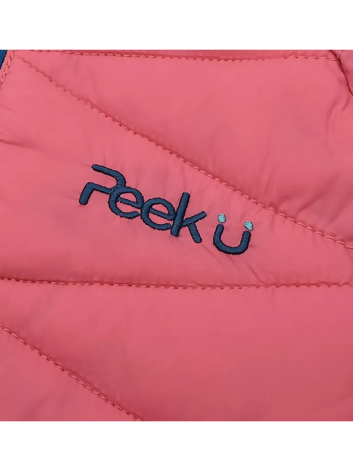 All-season doorgestikte jas "Oceana" roze