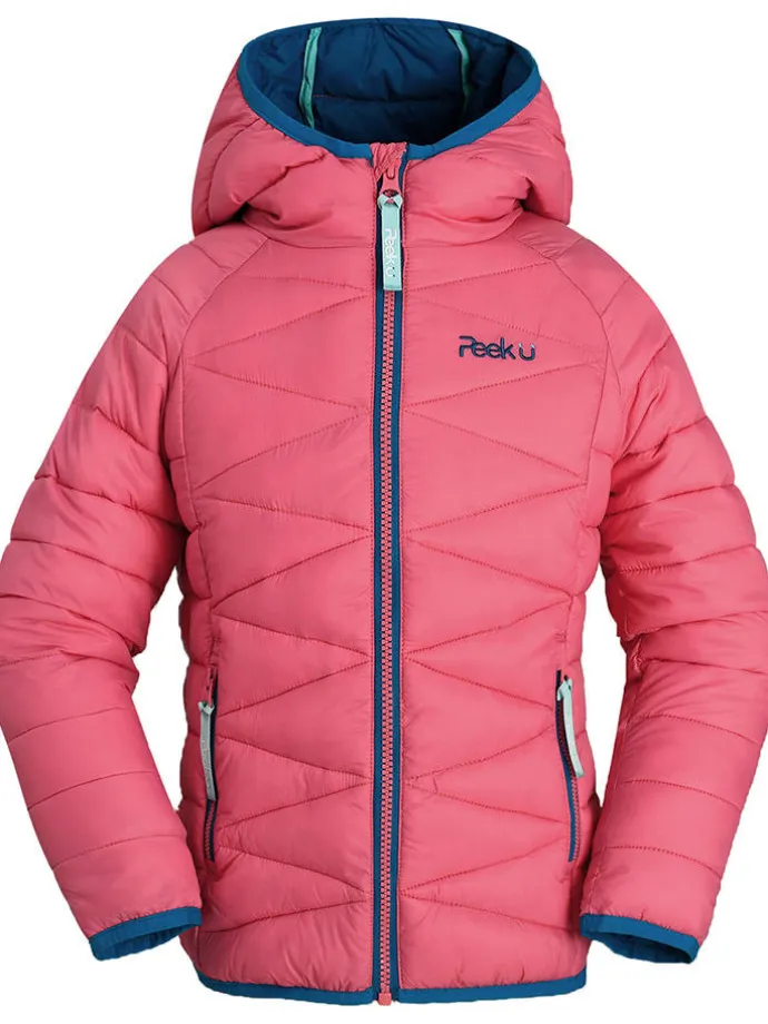 All-season doorgestikte jas "Oceana" roze