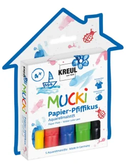 Aquarelverfjes - 5 stuks - vanaf 4 jaar