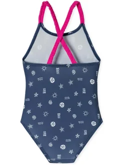 Badpak donkerblauw