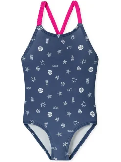Badpak donkerblauw