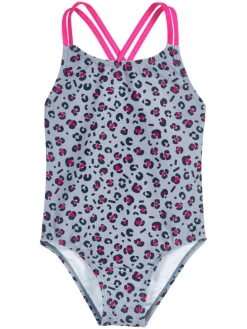 Badpak grijs/roze
