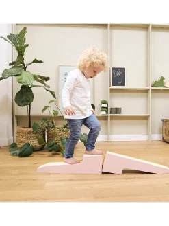 Balanceerstelten lichtroze/oranje - vanaf de geboorte