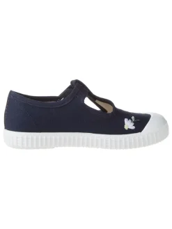 Ballerina's donkerblauw
