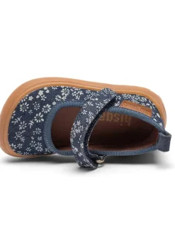 Ballerina's donkerblauw/wit