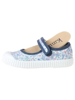 Ballerina's met bandje blauw