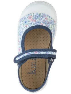 Ballerina's met bandje blauw