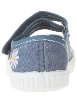Ballerina's met bandje blauw