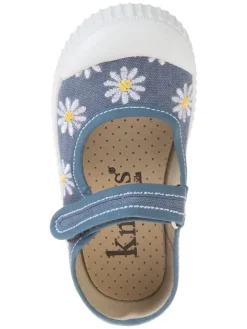 Ballerina's met bandje blauw