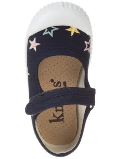 Ballerina's met bandje donkerblauw