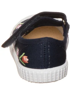 Ballerina's met bandje donkerblauw