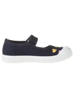 Ballerina's met bandje donkerblauw