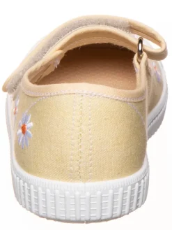 Ballerina's met bandje geel
