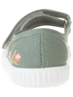 Ballerina's met bandje groen