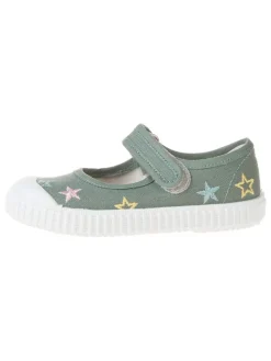 Ballerina's met bandje groen