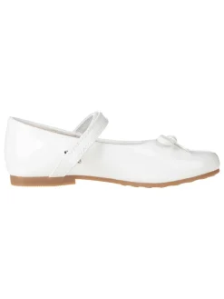 Ballerina's met bandje wit