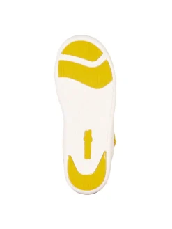 Barefootenkelsandalen "Saltfjord" geel/wit