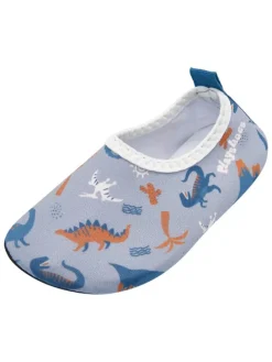 Barevoetschoenen "Dino" blauw