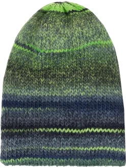 Beanie blauw/groen