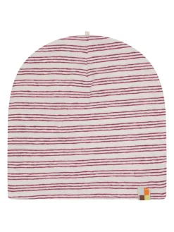 Beanie wit/roze