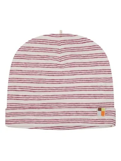 Beanie wit/roze