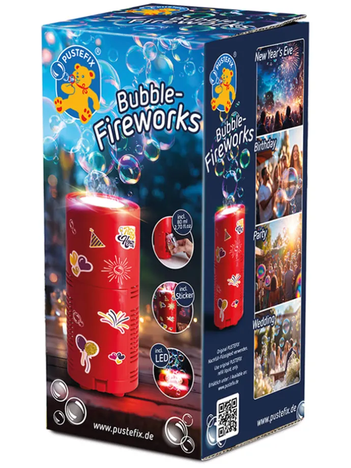 Bellenblaasmachine "Pustefix Bubble Fireworks" - vanaf 4 jaar