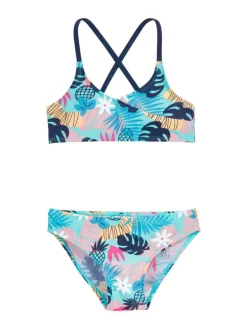 Bikini blauw/meerkleurig
