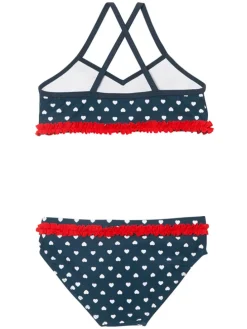 Bikini donkerblauw/meerkleurig
