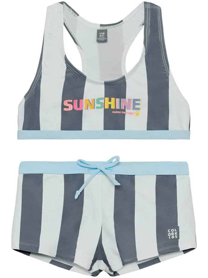 Bikini grijs/blauw