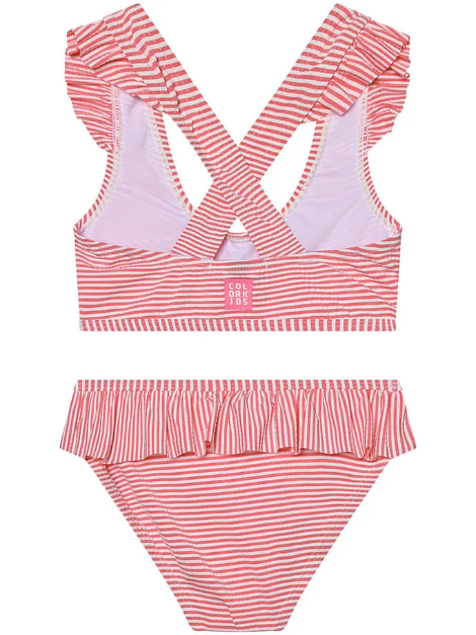Bikini lichtroze/wit