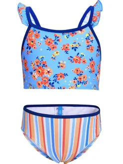 Bikiniset "Laina" lichtblauw/meerkleurig