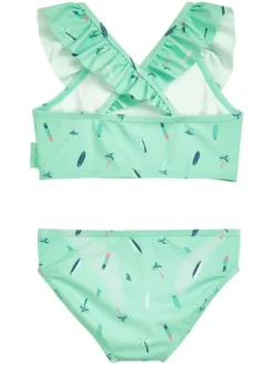 Bikini "Surfbrett Palme" mintgroen