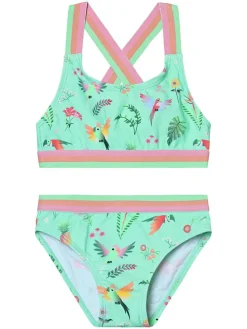 Bikini turquoise/meerkleurig