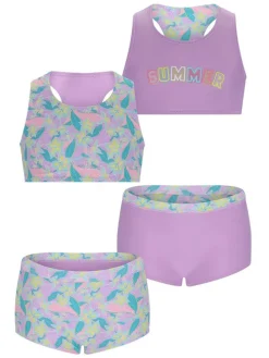 Bikini "Winona" paars/lichtblauw