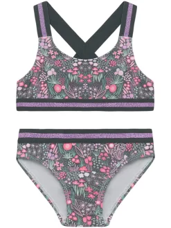 Bikini zwart/meerkleurig