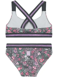 Bikini zwart/meerkleurig