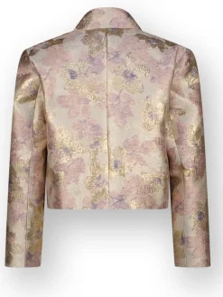 Blazer beige/goudkleurig/lichtroze