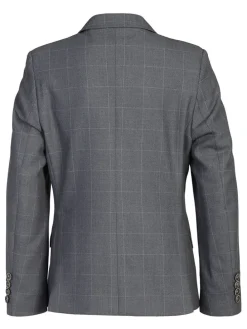Blazer - regular fit - grijs