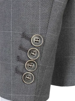 Blazer - regular fit - grijs