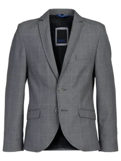 Blazer - regular fit - grijs