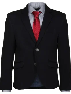 Blazer - regular fit - zwart