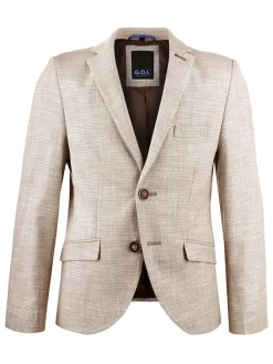 Blazer - slim fit - beige