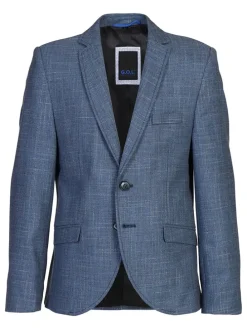 Blazer - slim fit - blauw